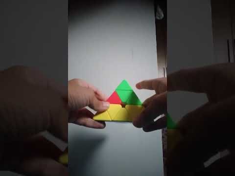 Ensinando a montar o pyraminx part 2. Final.