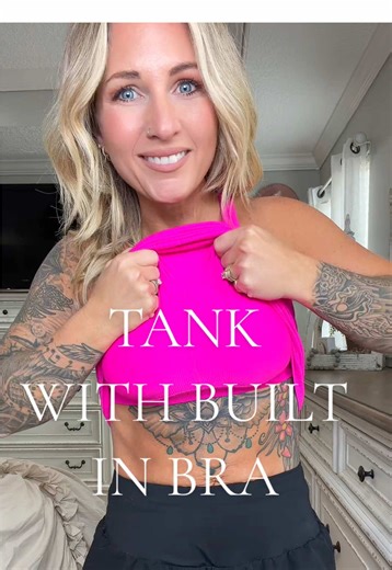 Revolutionary Tank Top with Built-In Bra