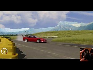 Logitech Driving Force Pro - Assetto Corsa 180sx Drift Playground w/ Wheel cam