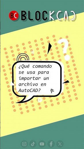 🔄 Cómo Importar Archivos en AutoCAD con el Comando IMPORT 📂 #quiz #trivia