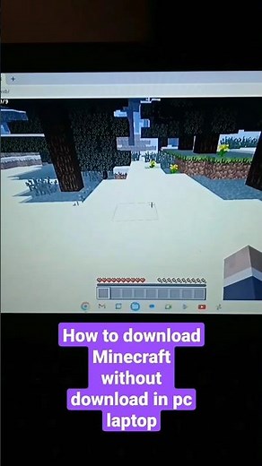HOW TO PLAY MINECRAFT WITHOUT DOWNLOAD IN PC /LAPTOP