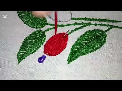 Beautiful Easy Embroidery Designs Flowers | flower embroidery | Beginners #embroidery
