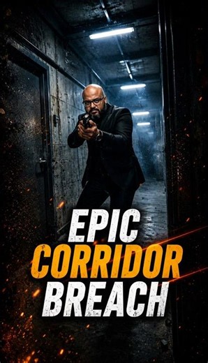 Agent B's EPIC Corridor Breach 🔥 One Man vs Armed Enemies #shorts