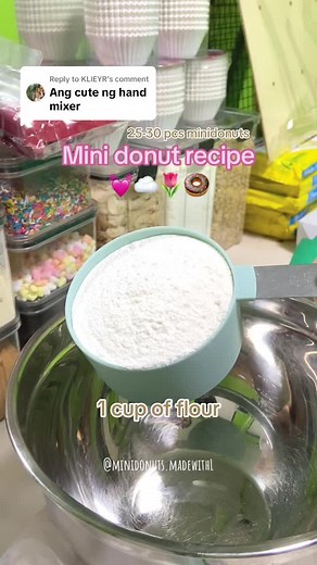Replying to @KLIEYR yes ang dali lang niya gamitin 🫶 #handmixer #minidonuts #minidonut #minidonutsrecipe #minidonutrecipe #minidonutsnegosyo #minidonutworld