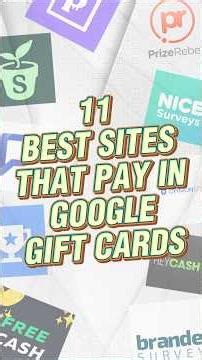 Sites to Earn FREE Google Play Gift Cards