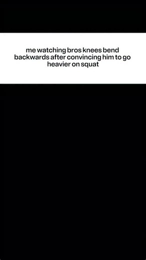 Motivation | Lifestyle | Discipline on Instagram: "Me watching bro’s knees bend backwards after convincing him to “go heavier, you got this” on squats 😭💀 I might’ve just created a legend or a lifelong limp… either way, form check next time 💪😂 Hashtags #GymHumor #GymFails #LegDayGoneWrong #SquatLife #GymBros #FitnessMeme#FitnessHustle #MindsetMatters #NoExcuses #StayDisciplined #BodybuildingTips #TrainHard #HustleForMuscle #FitMotivation #LiftHeavy #StrengthMindset #DailyGains #GymSuccess #Ha