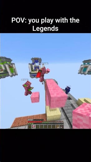 Bedwars with the Legends #minecraft
