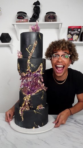 Creating a Stunning Geode Wedding Cake | Cake Decorating