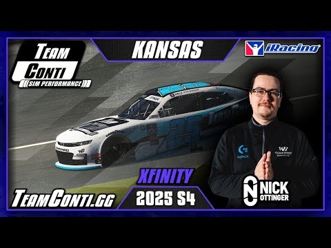 iRacing Pro Track Guide by Team Conti Sim Performance I NASCAR Xfinity at Kansas Speedway