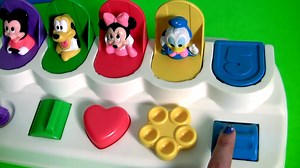 Mickey Mouse Clubhouse Pop-Up Pals Surprise Eggs Shopkins Kind...