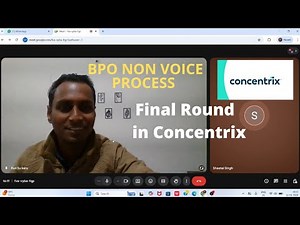 Final round in concentrix #interview