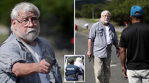 Driver, 77, arrested after being filmed shooting dead two eco-protesters blocking road | LBC