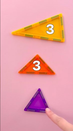 Let’s Learn Triangles! 🔺#learnthroughplay #kids #kidsvideo #educationalplay #shapes #learncolors