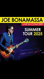 Exciting news! Tickets for my US Summer 2025 tour are officially on sale now! Grab your tickets now before its too late! Get tickets here: https://joeb.me/jbtourdates | Joe Bonamassa