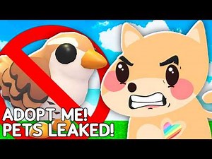 NEW Adopt Me New Pet LEAKS Are CONFIRMED!