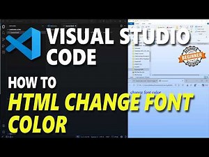 Visual Studio Code How To Change Font Color