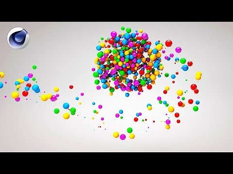 Cinema 4D Tutorial How To Use Particle Emitters