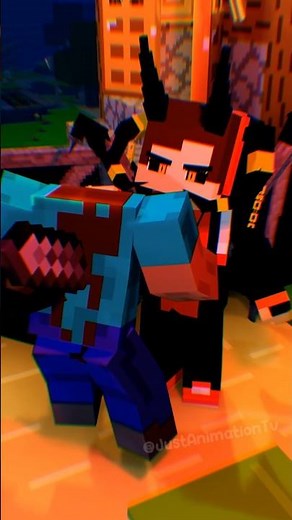 JJ and Mikey Attacked by Zombie Herobrine #shorts #animation