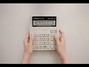 ASMR Only button sounds of calculator | typing, texting