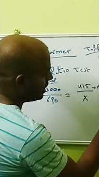 Transformer Voltage Ratio Test formula @VenkatElectricalTutorials#electrical #transformer #ratio