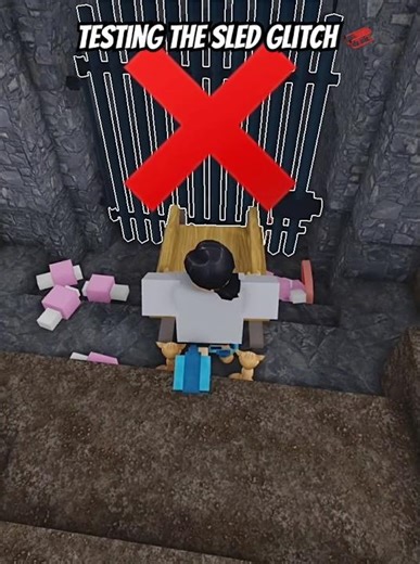 Testing The Sled Glitch 🛷 99 Nights In The Forest ❄️ Roblox ❄️