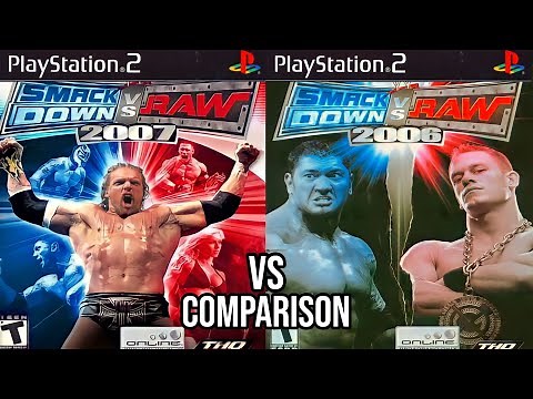 Wwe Smackdown VS Raw 2007 Vs 2006 PS2
