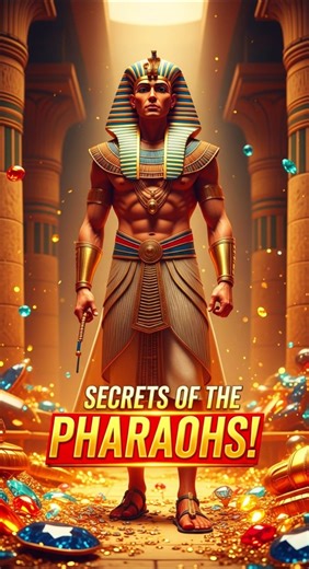 Secrets of the Pharaohs: Gold, Feasts & Royal Luxury Revealed! 👑💎 #pyramidsofegypt #historyshorts