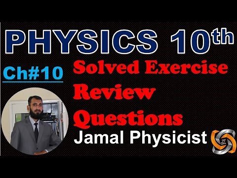 Solved Exercise, Review Questions - 10th Class Physics, Chapter 10, Simple Harmonic Motion and Waves