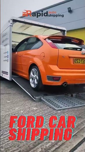 Watch Now! Ford Car Loading on an Enclosed Trailer 🚗🔥