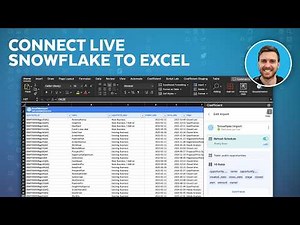How to Connect Snowflake to Excel