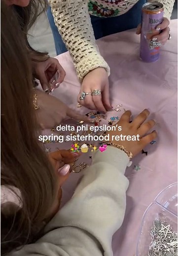 An amazing Sunday with the most amazing sisters 🤗💞💐 #dphie #deltaphiepsilon #sorority #greeklife