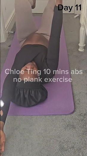 Day 11 of Chloe Ting abs exercise. #exercise #weightloss