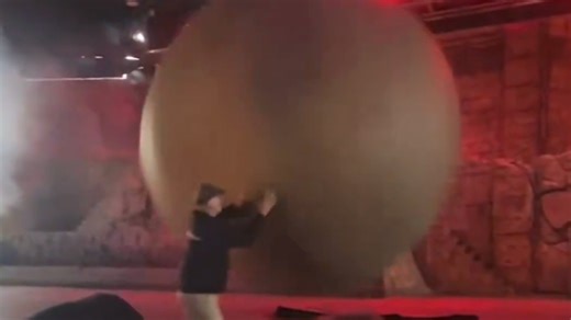 Disney world Indiana Jones boulder incident injures staff