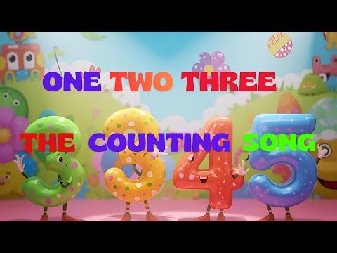 ONE TWO THREE - COUNTING SONG | Song for kids #KidsSongs #ToddlerSongs #childrenspoem #NurseryRhymes