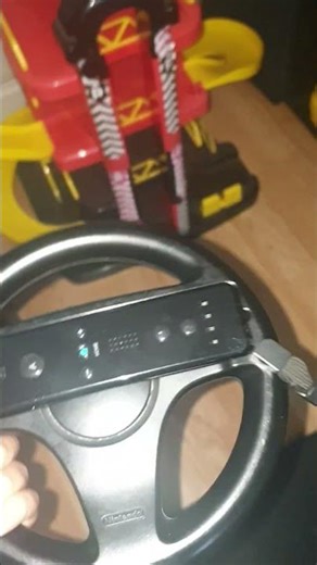 do you want the black wii remote and wheel ?