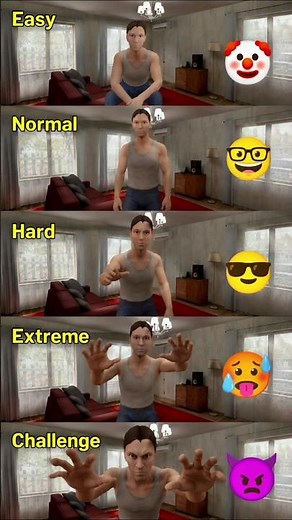 School boy run away easy Normal Hard Extreme Challenge