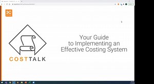 #CostTalk Q&A - Guide to Implementing an Effective Cost System