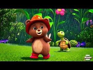 🐢👃💧 Pitter-Patter! Turtle's Wet Shell and Rabbit's Wiggle Nose Fun