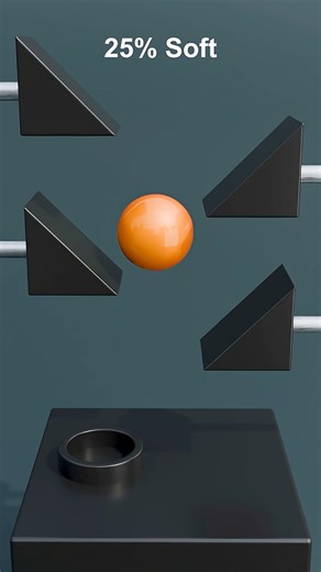 0% vs 100% Soft Body Simulation | Blender Physics Goes Crazy