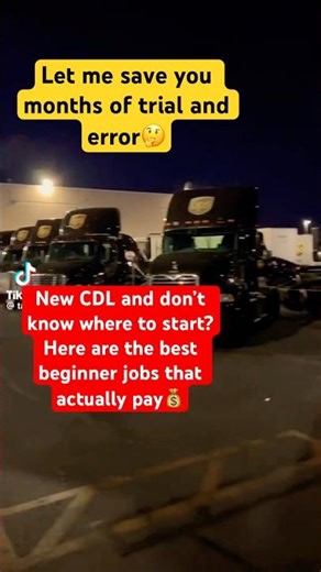 Best CDL Jobs for Beginners (Top jobs You Should Start With) #cdl #haulhints