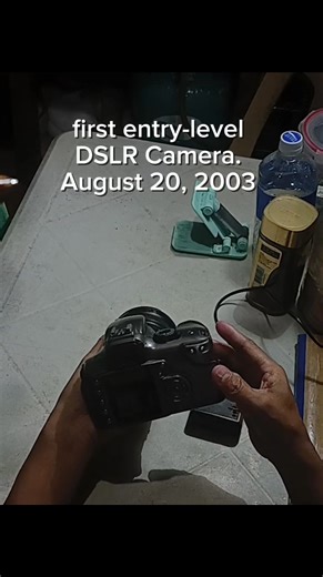 Canon EOS 300D first entry level digital camera #canonphotography #canoncamera #canoneos300d | Bong Sonon