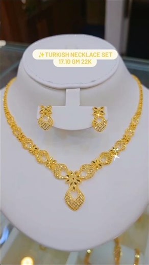 17.10GM Beautiful Style Necklace for any occasion| #gold #turkish