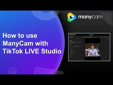 How to use ManyCam with Tiktok