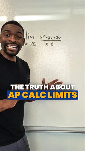 James Zach Boykin | AP Calculus Tutoring on Instagram: "If you think limits are just warm-ups, you're already falling into the trap that ruins AP Calc scores. #mathematics #calculus #apcalculus #math"