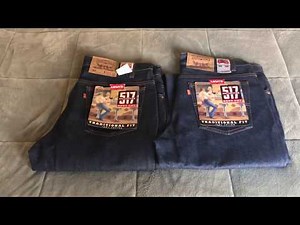 Genuine Levis Vintage 517 Review, Old vs New, Made in the USA Matters.