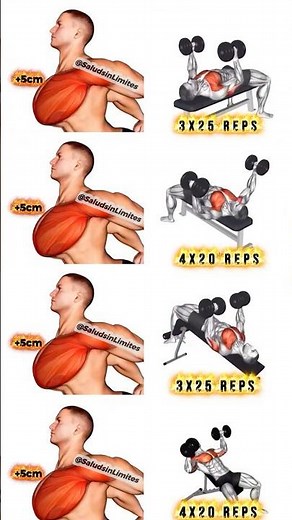 ✅ENTRENAMIENTO DE PECHO CON MANCUERNAS #pectorales #pecho #shorts