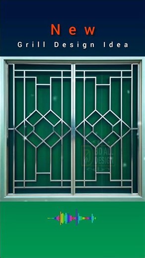 Modern Steel Window Grill Designs #steelwindowgrill #homedecor