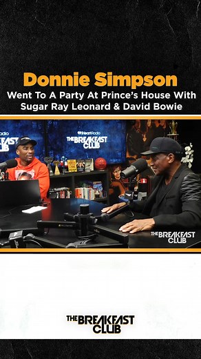 The radio legend Donnie Simpson looks back at how radio has allowed him to have memories, such as visiting Prince's house with friends David Bowie and Sugar Ray Leonard. | Breakfast Club