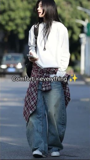 Loose Fits But Make It Stylish 👀✨ | Outfit Lookbook #shorts