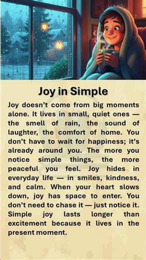 Joy in Simple #shorts #english #englishmerl #englishreading #englishgrammar #education